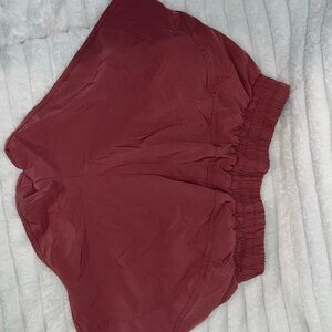 Women's Burgundy Shorts
